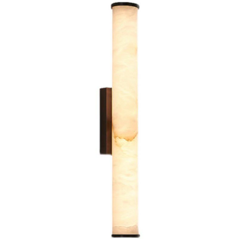 Natural marble lamp